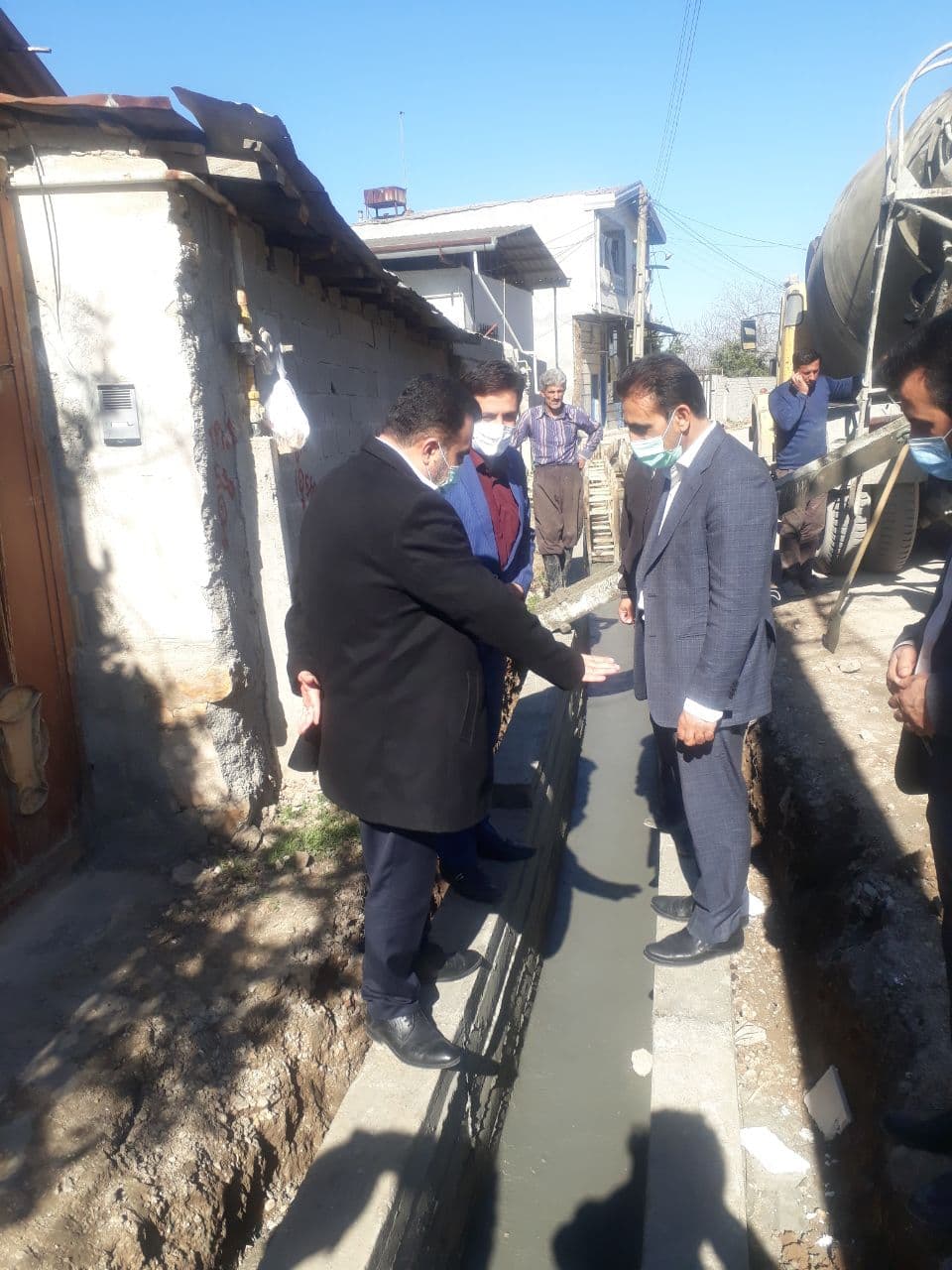 افتتاح و بازدید از دو پروژه  در بحث مخابرات و جوی 